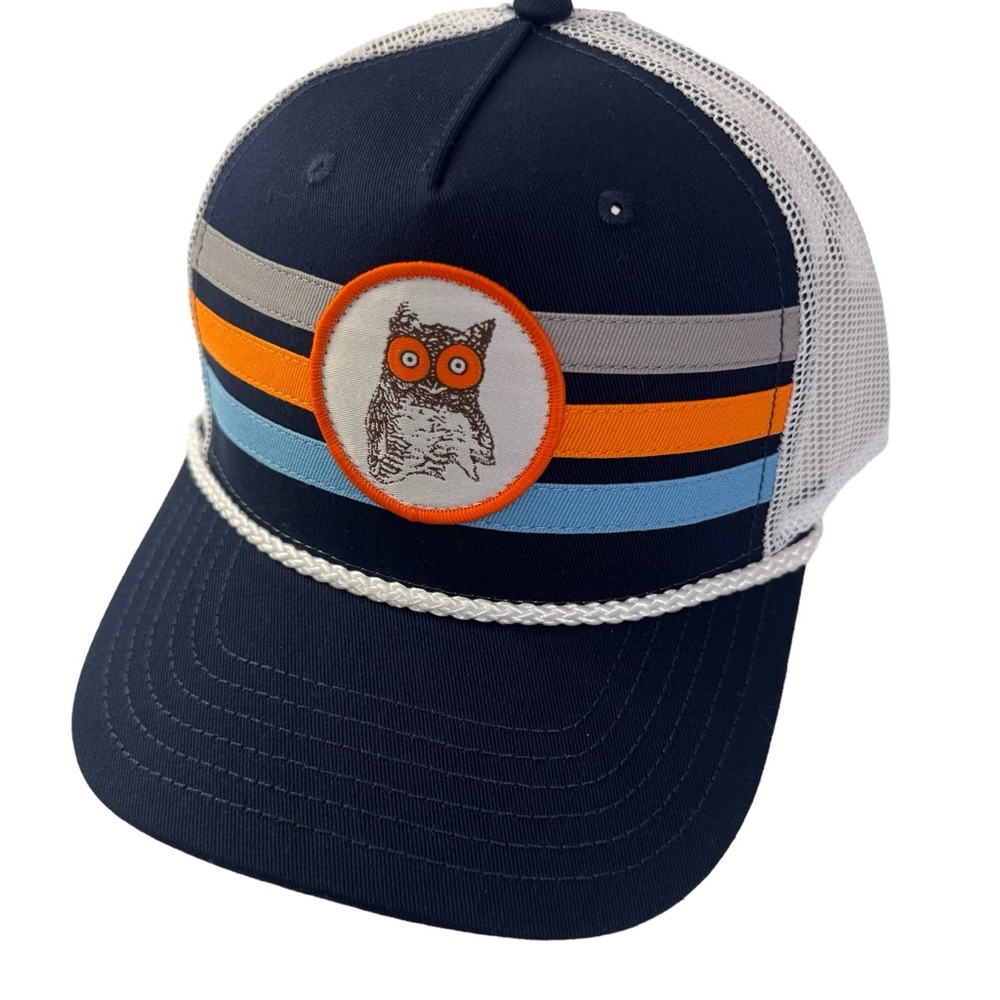HOOTERS Design Logo Owl Mesh Baseball Cap Hat UF Gator Colors NWT